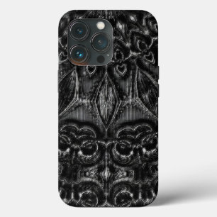 Charcoal Mandala  iPhone 13 Pro Case