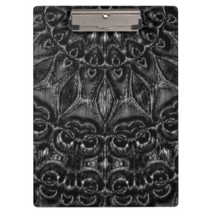 Charcoal Mandala Clipboard