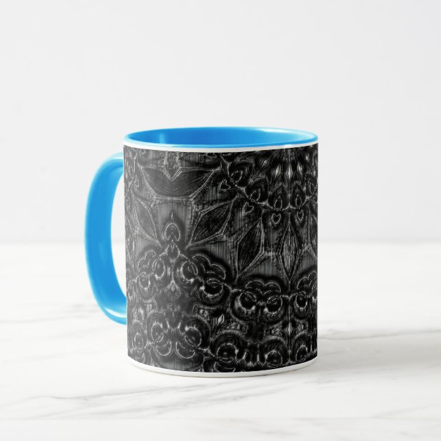 Charcoal Mandala  Coffee Mug (Front Left)