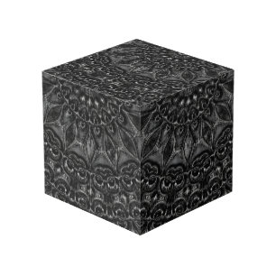 Charcoal Mandala Cube