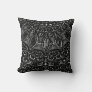 Charcoal Mandala  Cushion