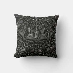 Charcoal Mandala Cushion