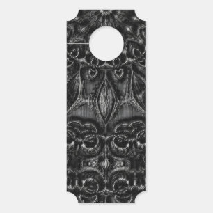 Charcoal Mandala Door Hanger