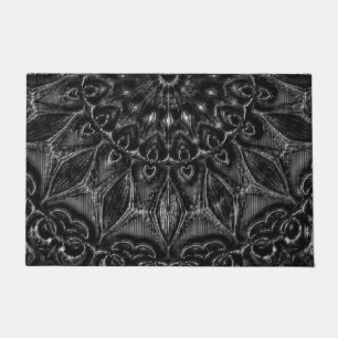 Charcoal Mandala  Doormat
