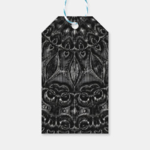 Charcoal Mandala  Gift Tags