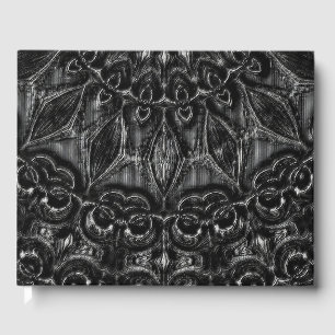 Charcoal Mandala  Guest Book