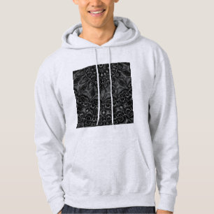 Charcoal Mandala  Hoodie