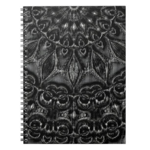 Charcoal Mandala  Notebook