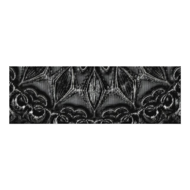 Charcoal Mandala  Photo Print (Front)