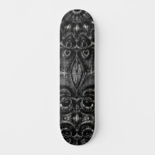 Charcoal Mandala  Skateboard