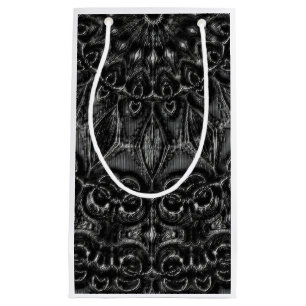 Charcoal Mandala   Small Gift Bag