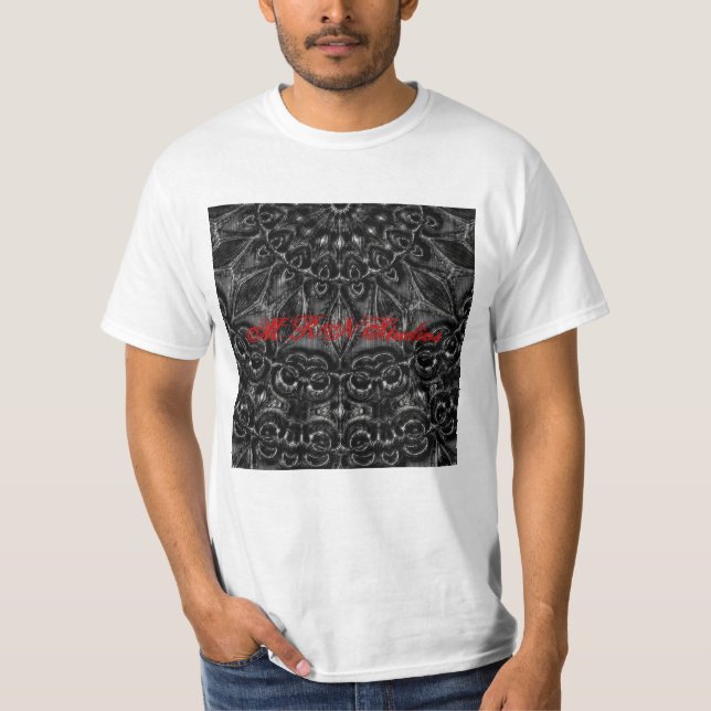 Charcoal Mandala  T-Shirt (Front)