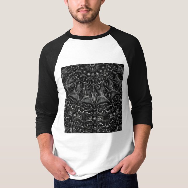 Charcoal Mandala  T-Shirt (Front)