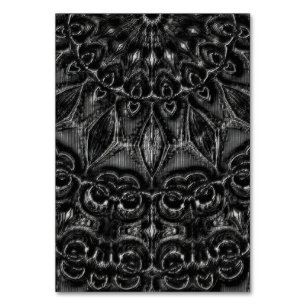 Charcoal Mandala  Table Number