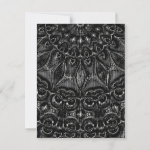 Charcoal Mandala Thank You Card