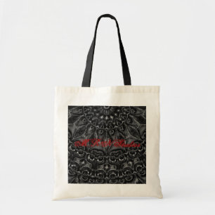 Charcoal Mandala   Tote Bag