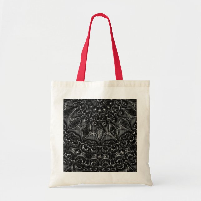 Charcoal Mandala  Tote Bag (Front)