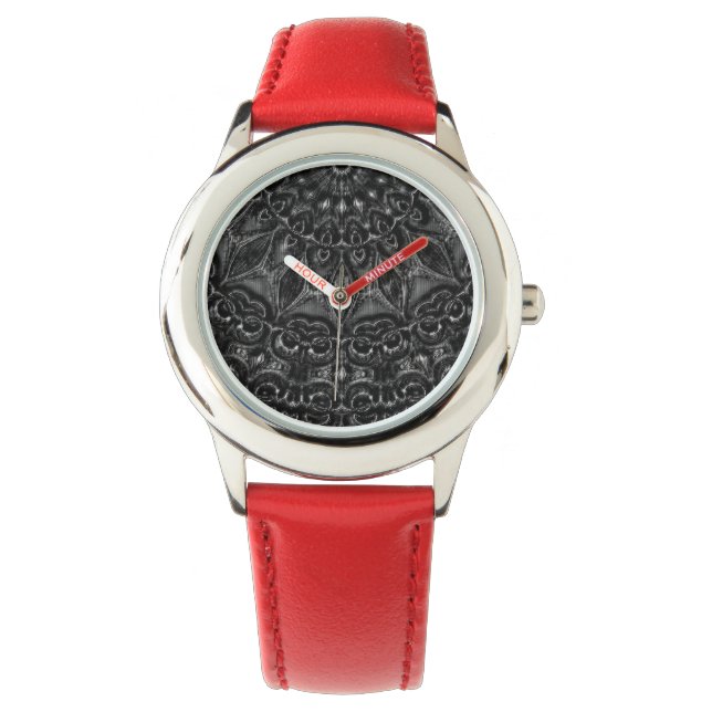 Charcoal Mandala    Watch (Front)