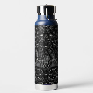 Charcoal Mandala Water Bottle