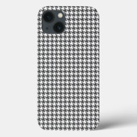 Charcoal Modern Houndstooth at Emporiomoffa