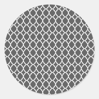 Charcoal Moroccan Tile Stickers