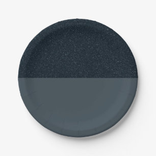 Charcoal Noise Half-Top Party Plate – Customisable