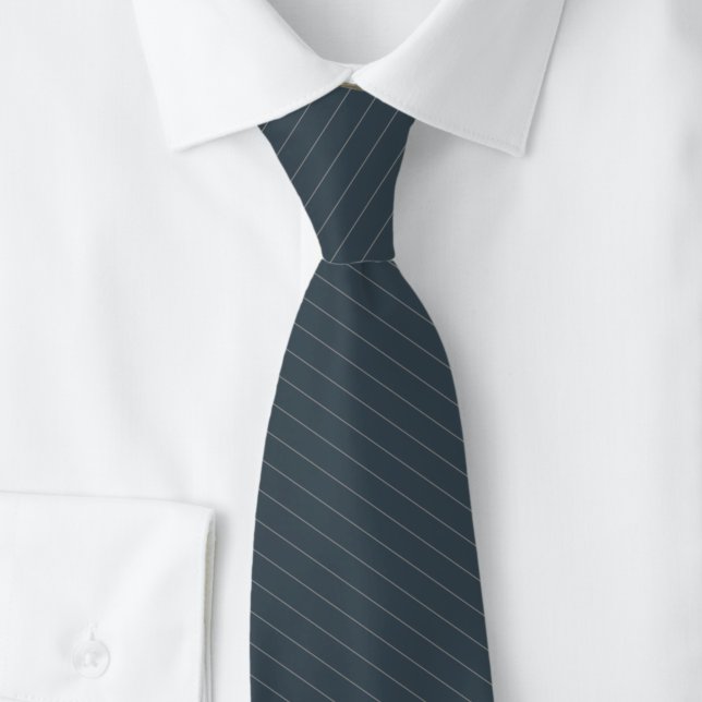 Charcoal Pinstripe Tie (Creator Uploaded)