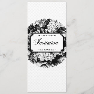 Charcoal Rose Wedding Suite-Invitation Invitation