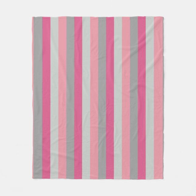 Charcoal Roses Fleece Blanket (Front)
