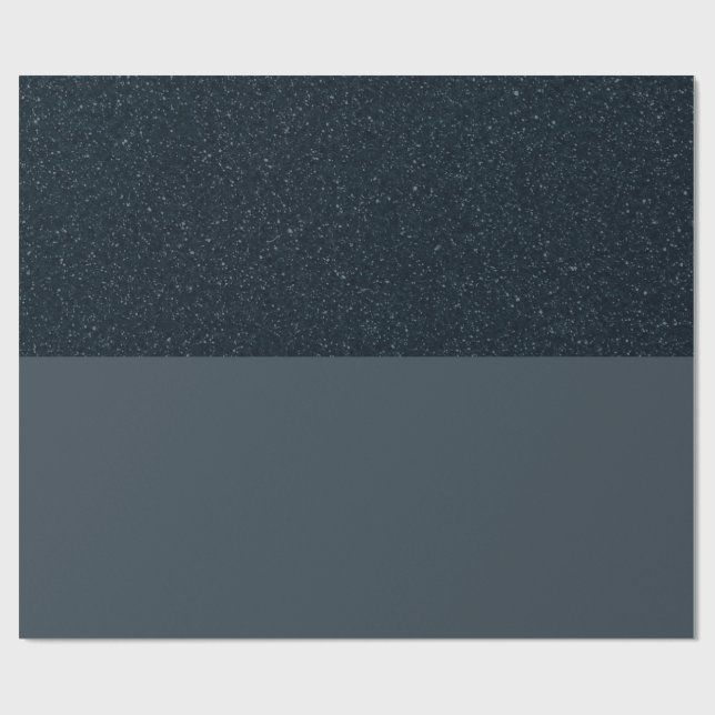 Charcoal Sky Split Gift Wrapping Paper – Customise (Flat)
