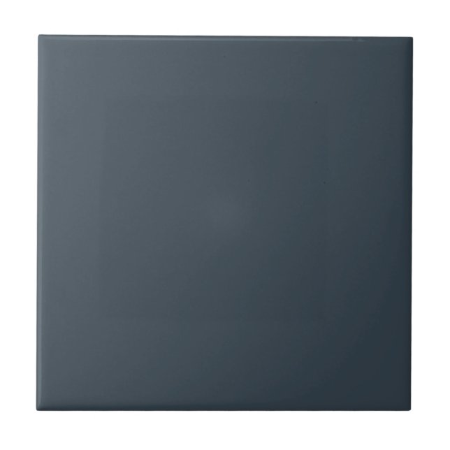 Charcoal Solid Colour Ceramic Tile (Front)