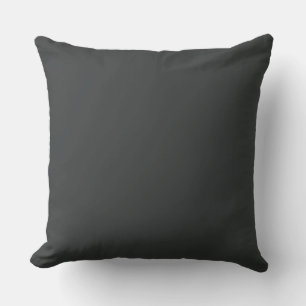 Charcoal (solid colour)  cushion