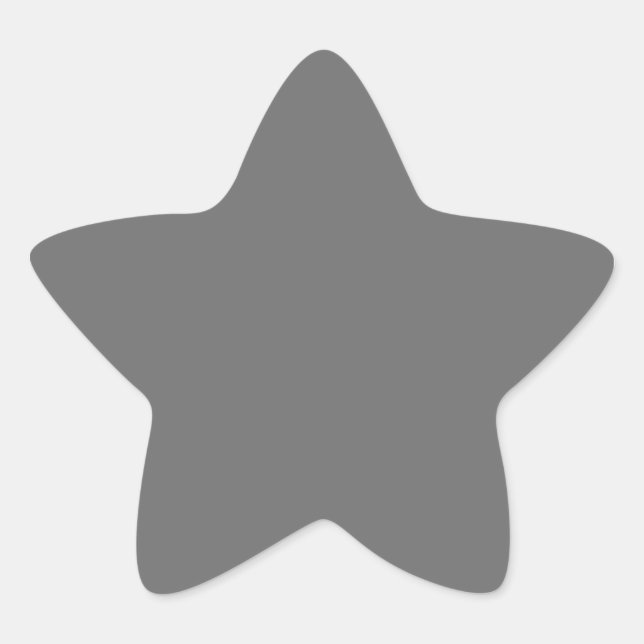 Charcoal Star Sticker (Front)