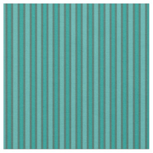 Charcoal & Teal Variegated Vertical Stripes Fabric