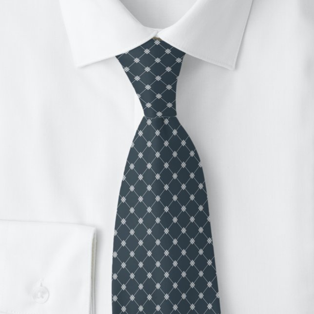 Charcoal Trellis Tie (Creator Uploaded)