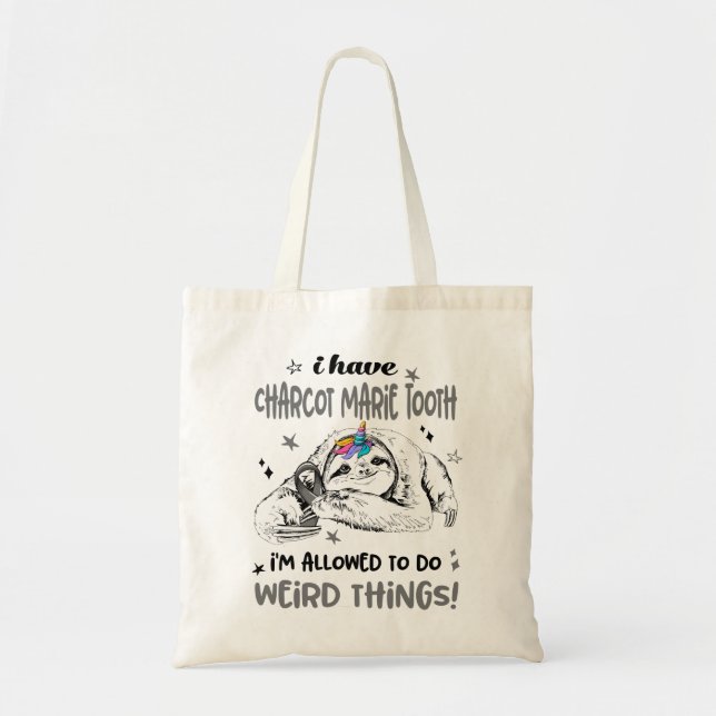 Charcot Marie Tooth Awareness Month Ribbon Gifts Tote Bag (Front)