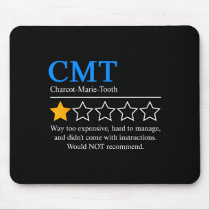 Charcot Marie Tooth Disease Awareness Cmt Not Reco Mouse Pad