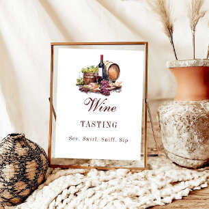 Charcuterie Board Wine Tasting Party Sign