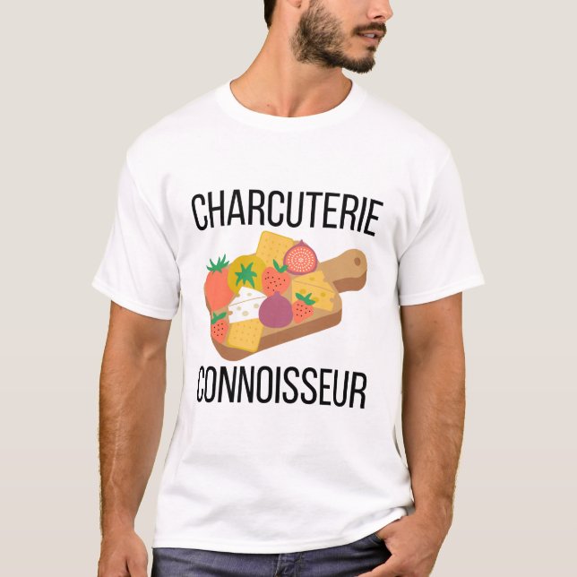 Charcuterie connoisseur t-shirt (Front)