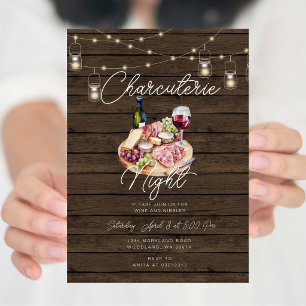 Charcuterie Night Invitation