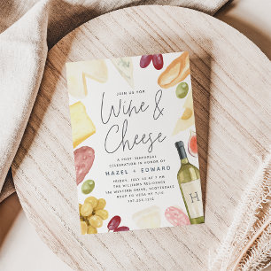 Charcuterie Wine & Cheese Rehearsal Dinner Invitation