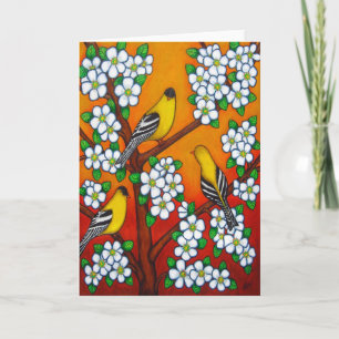 Chardonnay Sunset - Full Length Greeting Card