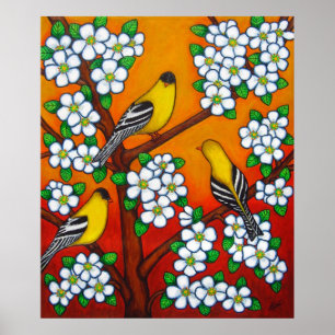 Chardonnay Sunset Poster/Canvas Print