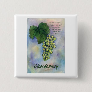 Chardonnay Wine Grapes & Description Button