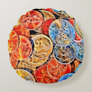 Charge It Round Cushion