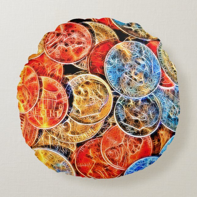 Charge It Round Cushion (Front)