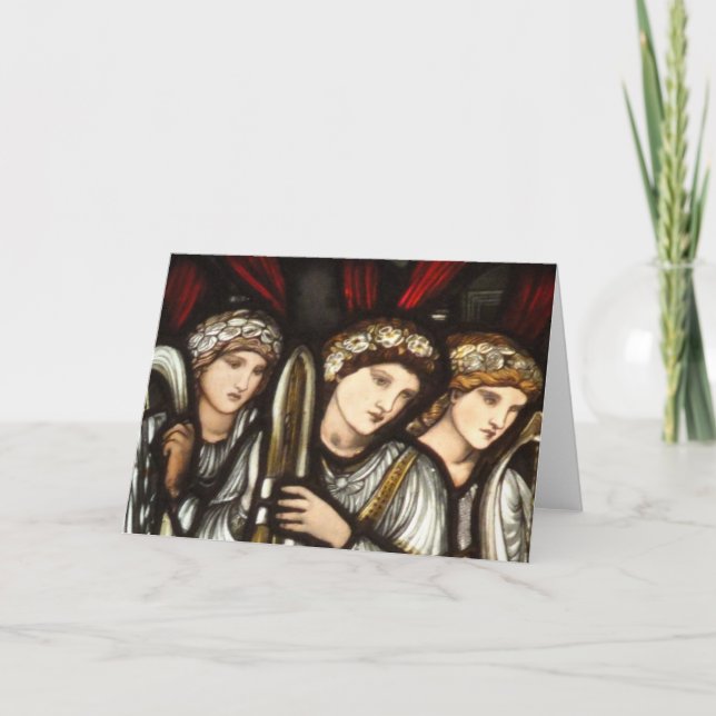 Charge of King David to Solomon Holiday Card (Front)