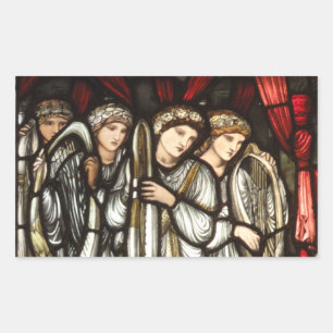 Charge of King David to Solomon Rectangular Sticker
