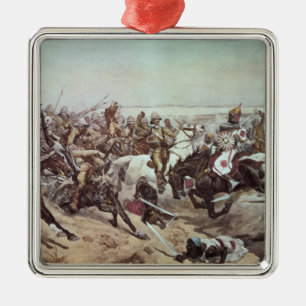 Charge of the 21st Lancers at Omdurman 2 Metal Tree Decoration
