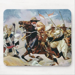 Charge of the 21st Lancers at Omdurman Mouse Pad